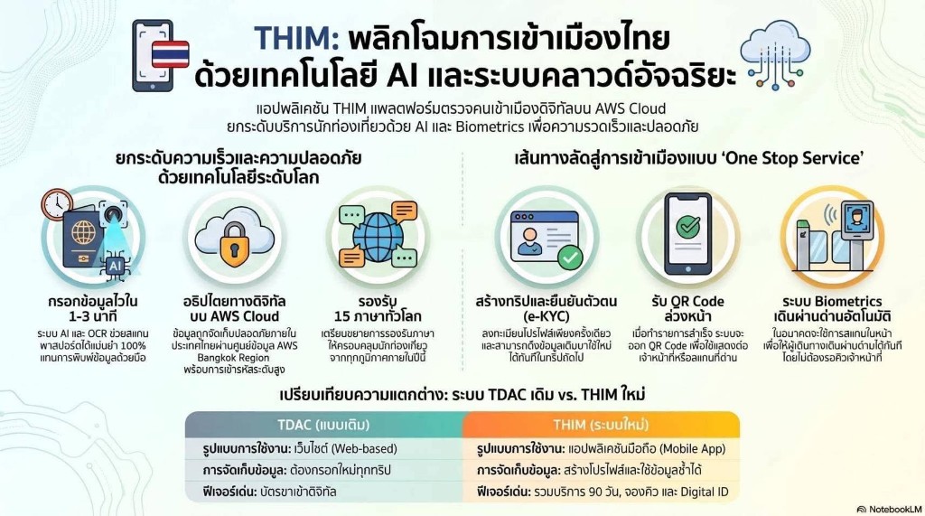 THIM promotional comparison explaining how the app sits alongside TDAC
